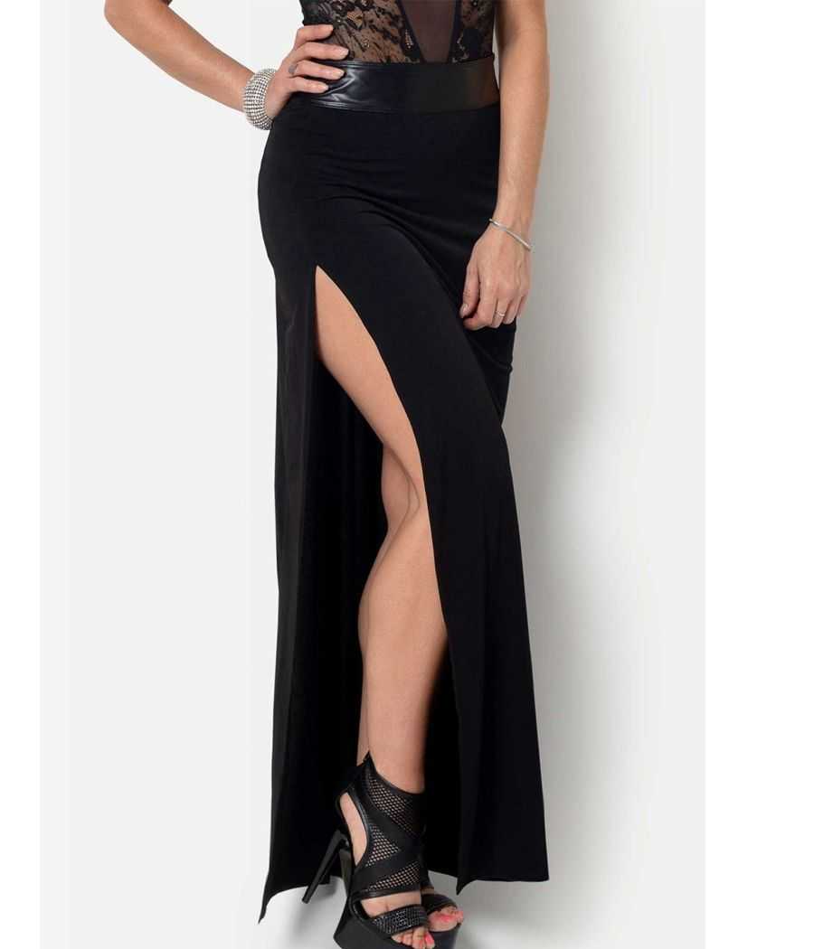 jupe-longue-lycra-noir-saphir-catanzaro-made-in-france