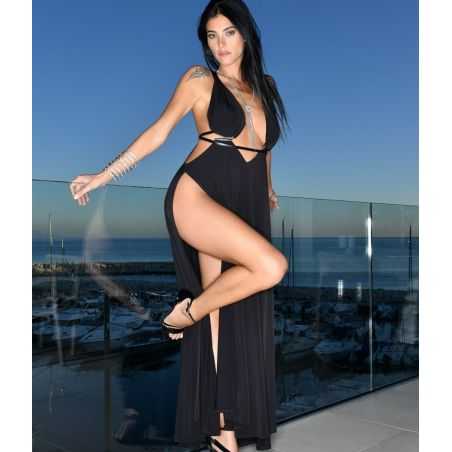robe-longue-lycra-noir-venus-catanzaro-made-in-france