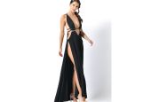 robe-spectacle-lycra-noir-details-metalliques-catanzaro robe-spectacle-lycra-noir-details-metalliques-catanzaro