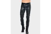 Tenue homme rock et fétiche chic pantalon en faux cuir noir Daario Patrice Catanzaro Tenue homme rock et fétiche chic pantalon en faux cuir noir Daario Patrice Catanzaro