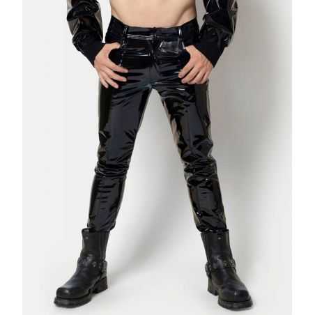 pantalon-vinyle-noir-vernis-homme-joss-catanzaro-made-in-france