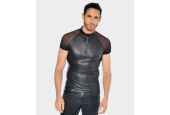 T-shirt homme noir en wetlook Khal Patrice Catanzaro PC303309H5.2 collection Homme
