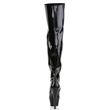 cuissarde-haute-vernis-noir-plateau-épais-lbdht