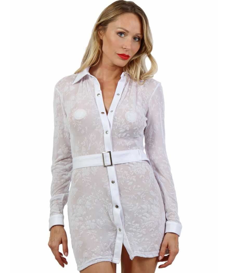 robe-chemisier-blanche-soisbelle-fleurs-velours-transparent robe-chemisier-blanche-soisbelle-fleurs-velours-transparent