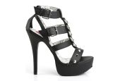 sandales-pleaser-pink-label-teeze-42w-noir-mat-anneaux-metal sandales-pleaser-pink-label-teeze-42w-noir-mat-anneaux-metal
