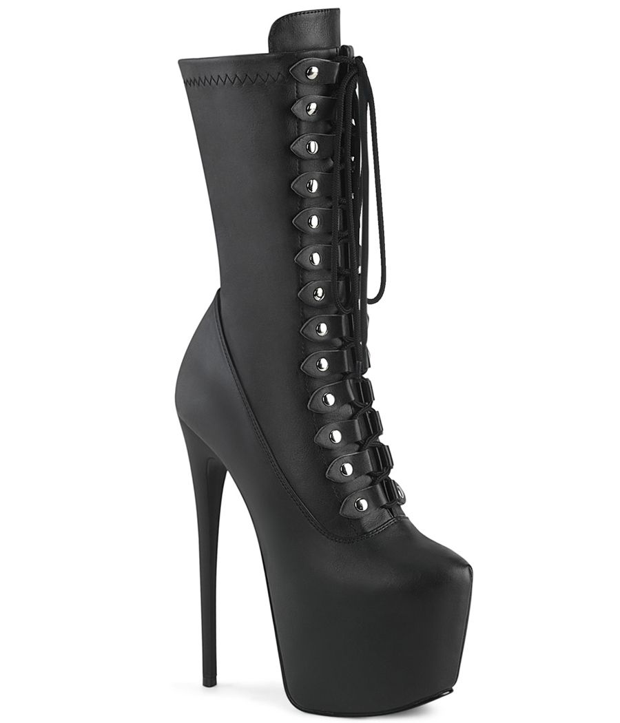 Bottines rock à sangles boucles métalliques et plateforme JUBILANT-1048