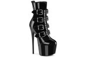 Bottines style industriel à sangles plateforme et détails métalliques JUBILANT-1023