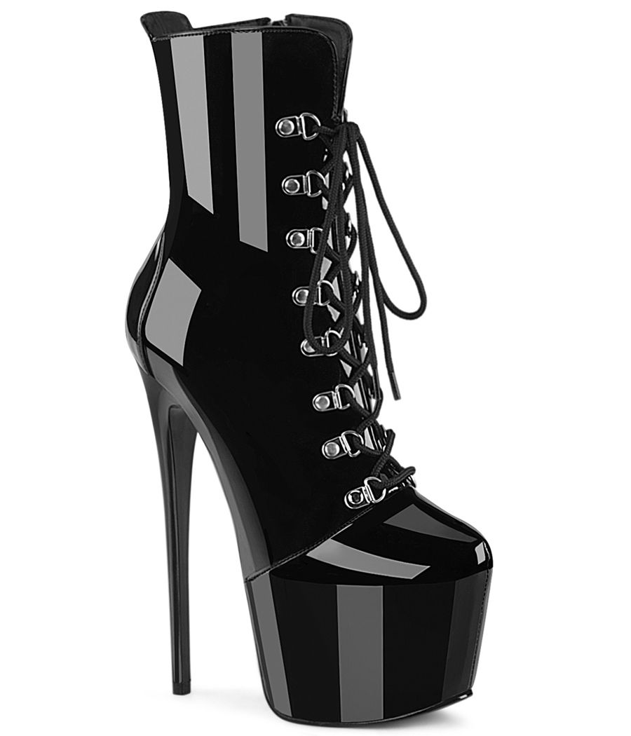 Bottines style ornemental à détails métalliques et plateforme JUBILANT-1014