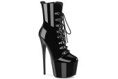 Bottines style ornemental à détails métalliques et plateforme JUBILANT-1014