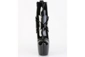 Bottines noir verni allure modulable à plateforme JUBILANT-1011 Bottines noir verni allure modulable à plateforme JUBILANT-1011