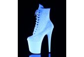 Bottines pole dance avec semelle glitter scintillante talon 20 cm FLAMINGO-1020LG Bottines pole dance avec semelle glitter scintillante talon 20 cm FLAMINGO-1020LG