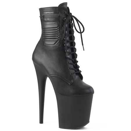 Bottines à lacets et poches amovibles plateforme 20 cm Pleaser FLAMINGO-1020PK