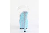chaussures-pole-dance-sandales-transparentes-glitters-bleu-hologramme-adore