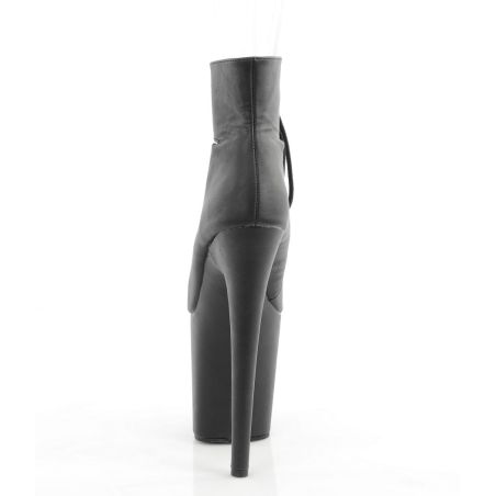 Escarpins peep toe noir mat pole dance FLAMINGO 800-22