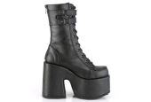 Demonia CAMEL-250 bottines mi-mollet noir métallisé