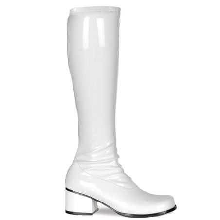 bottes-retro-blanc-verni-petit-talon-femme-homme