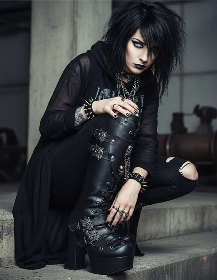 fille-gothique-portant-des-bottes-noires-demonia-cult