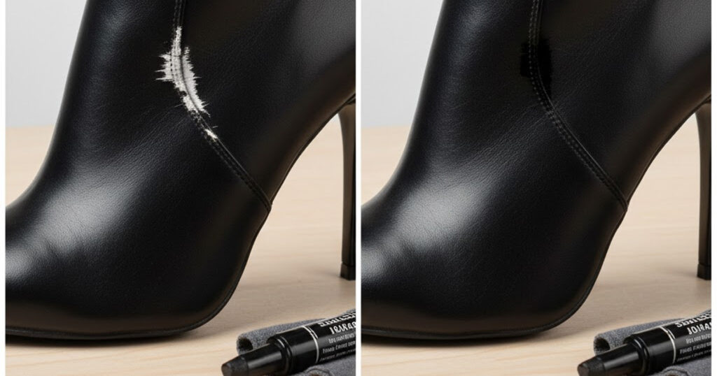 réparez vous même vos chaussures haut talon, effacez une rayure facilement